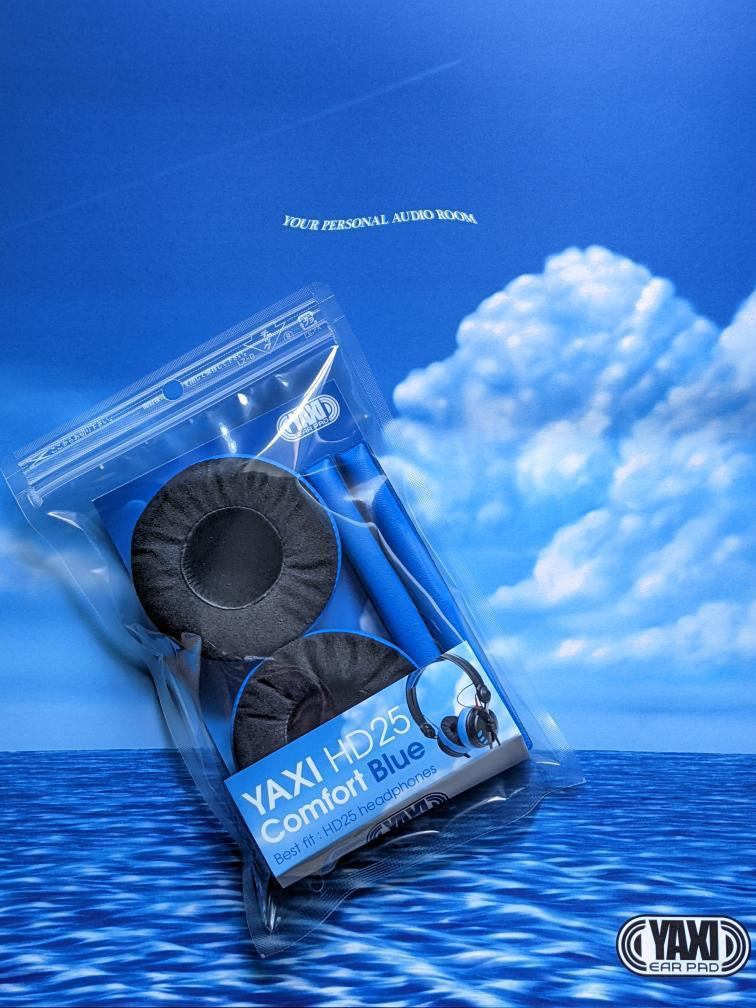 YAXI HD25 Comfort Blue Earpads + Head Cushions